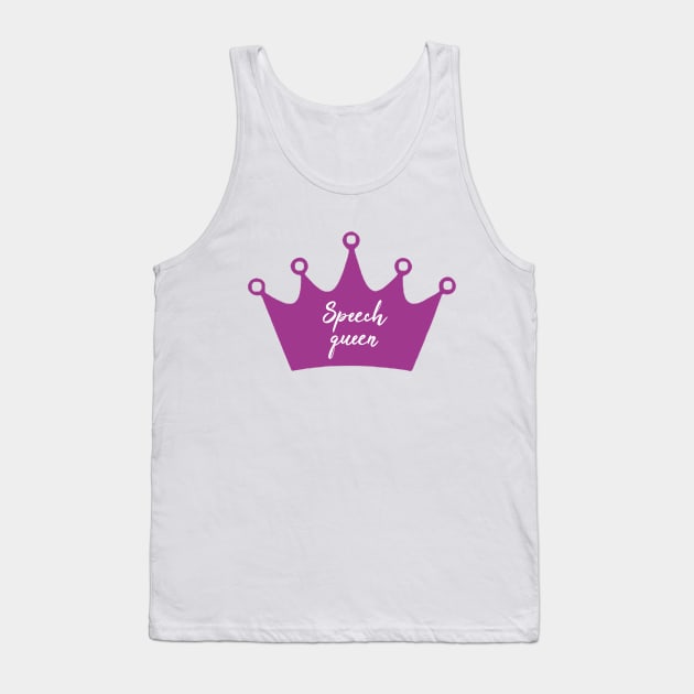 Speech Queen! Tank Top by Bododobird